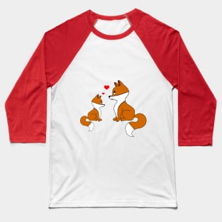 Cute foxes Baseball T-Shirt